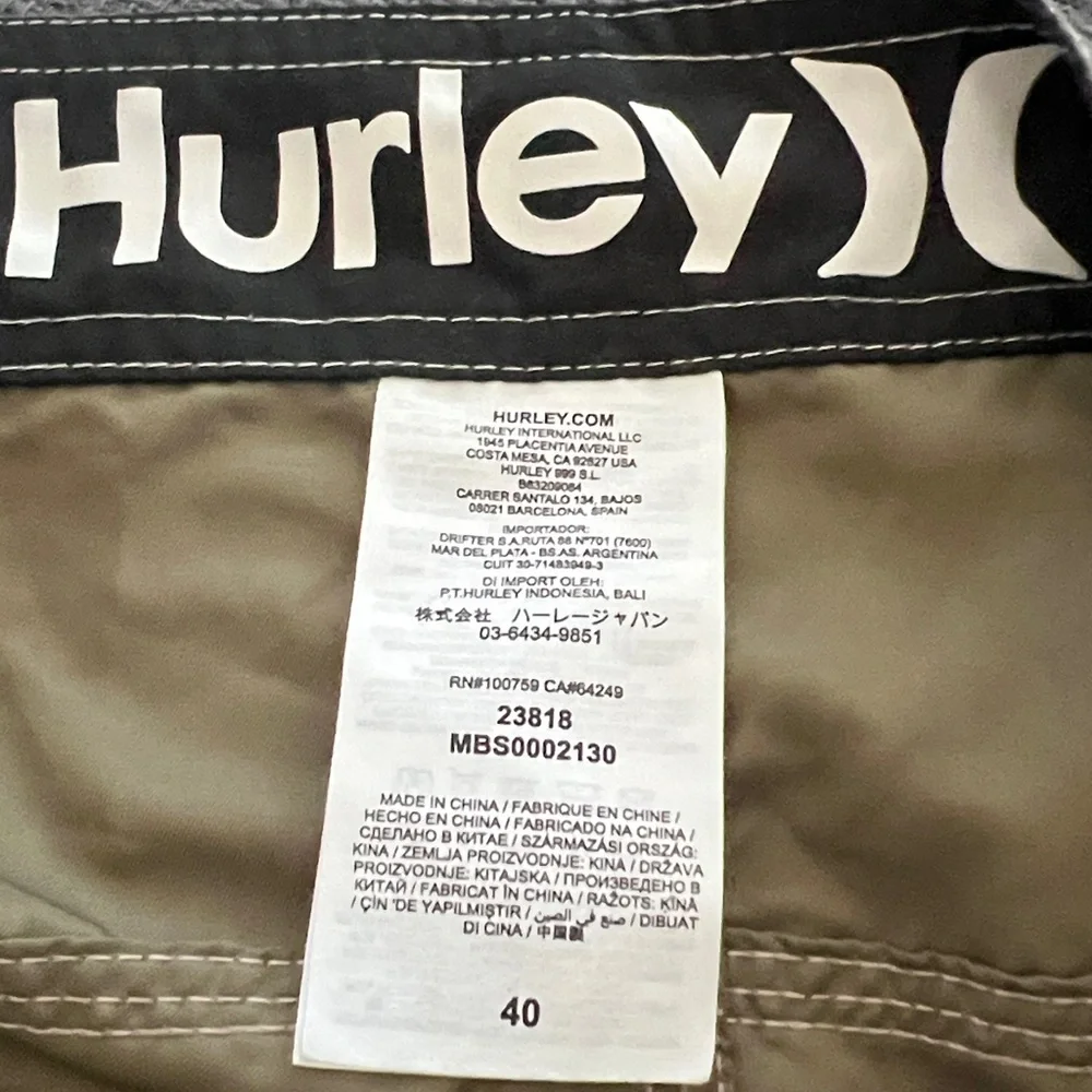 Hurley 21” waist